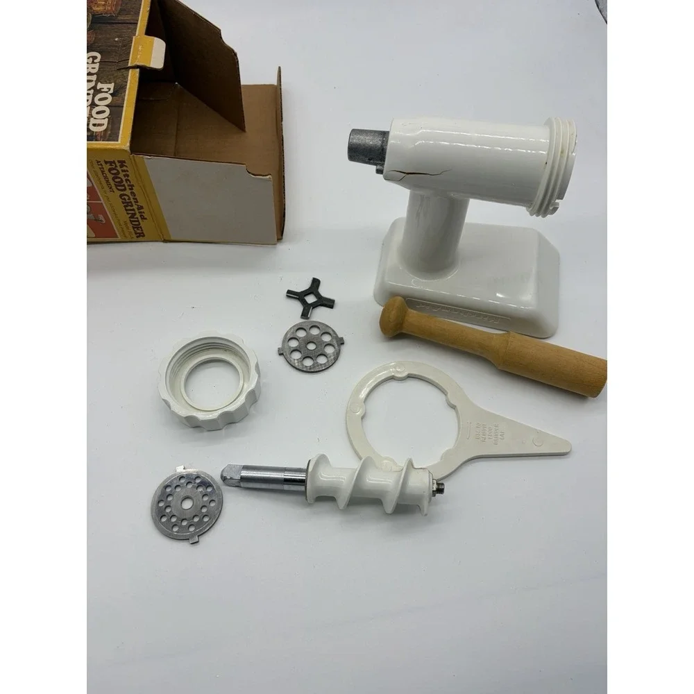 Vintage Kitchen Aid Stand Mixer Hobart Food‎ Grinder Attachment Model FG-A